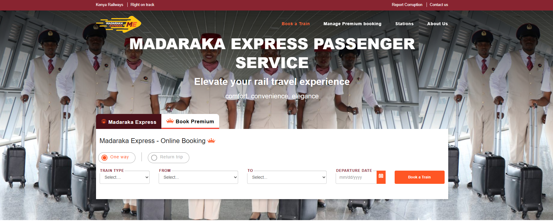 How to Book SGR Premium Class Tickets Without M-Pesa